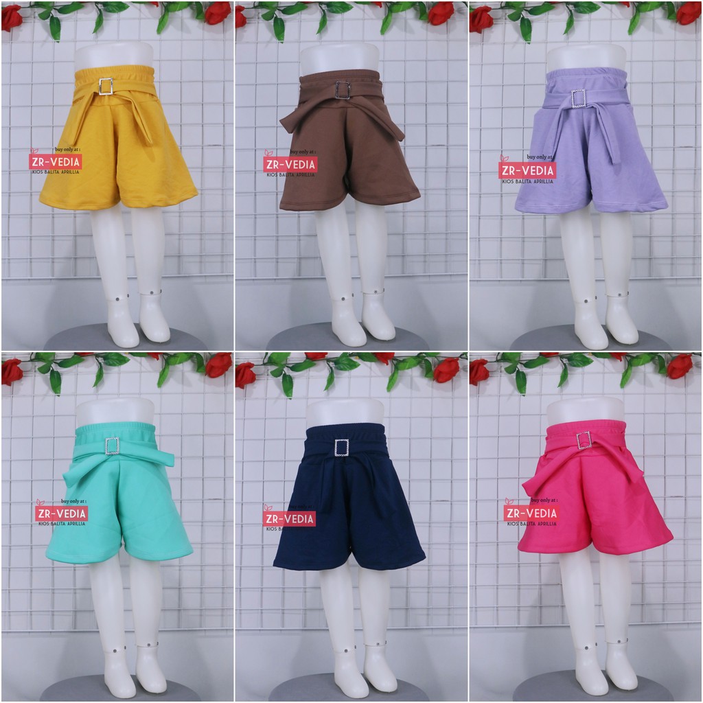 [POLOS] Nada Pants Uk 1-8 Tahun / EXPORT QUALITY Rok Celana Adem Grosir Murah Bawahan Anak Perempuan