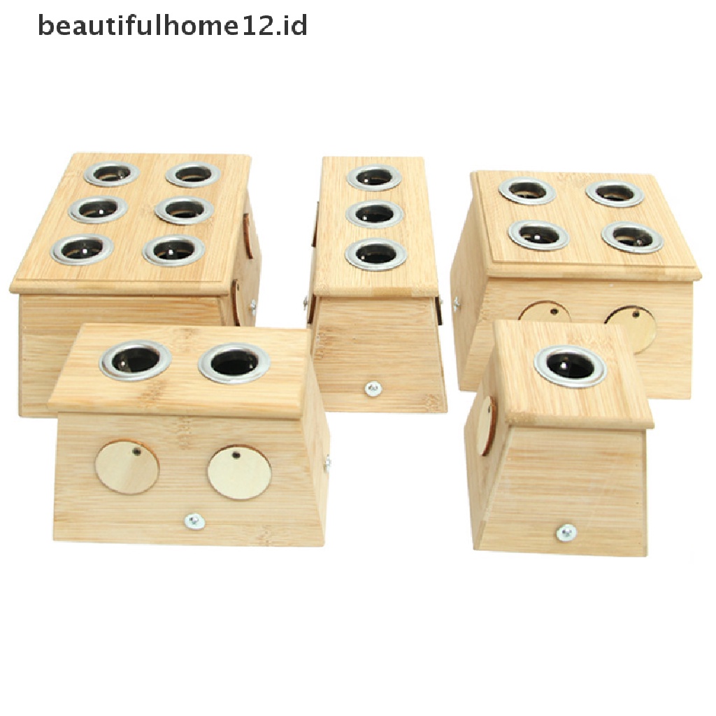 【beautifulhome12.id】 Burning Holder Single holes Moxa Box for Acupuncture Points Moxibustion Massage .