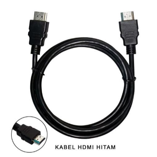 KABEL HDMI 1.5M STANDARD / HDMI 1.5 M MURAH / HDMI 1.5 METER WARNA HITAM