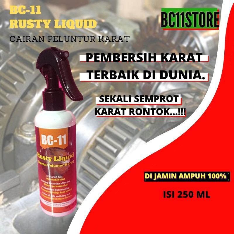 Pembersih Karat Penghilang Karat Bc 11 Rusty Liquid Cairan Pembersih Karat Besi Stanless Kerak 1470