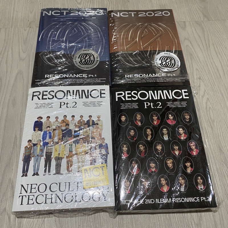 UNSEALED NCT 2020 album Resonance Mark photocard past future departure arrival