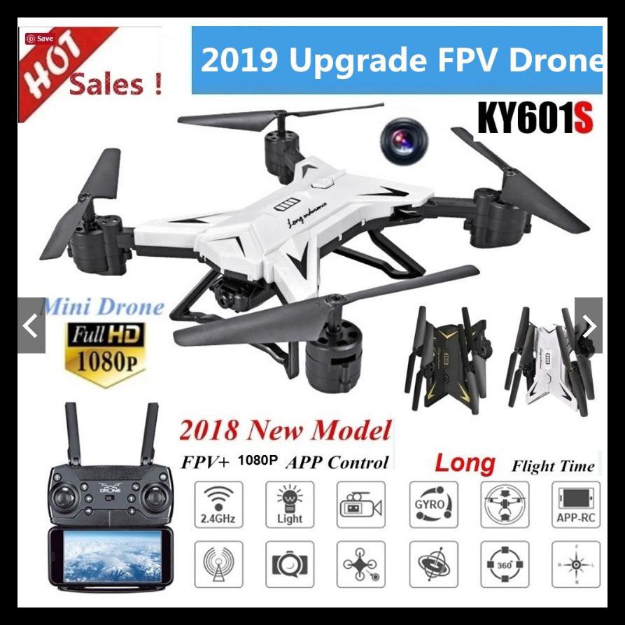 {BISA COD} Drone murah  KY601S 4k Camera long Flight time 20 Minutes Wifi Fpv Quadcopter kf601s