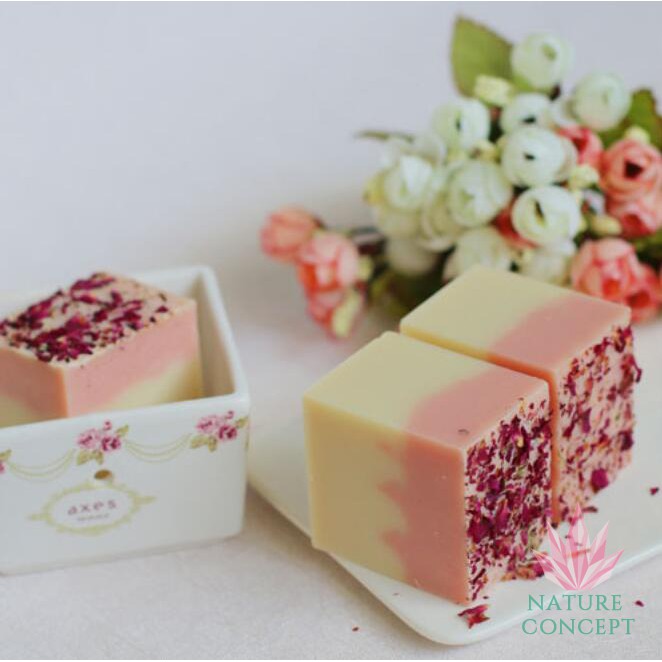 Sabun Cuci Muka Unik Red Rose Goat Milk Soap