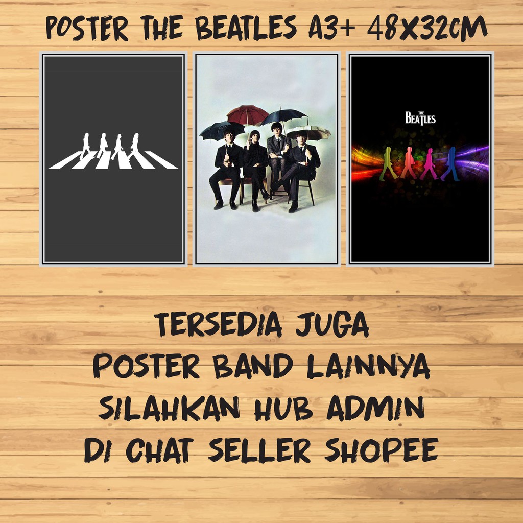 Poster Band The Beatles A3+ 48x32CM