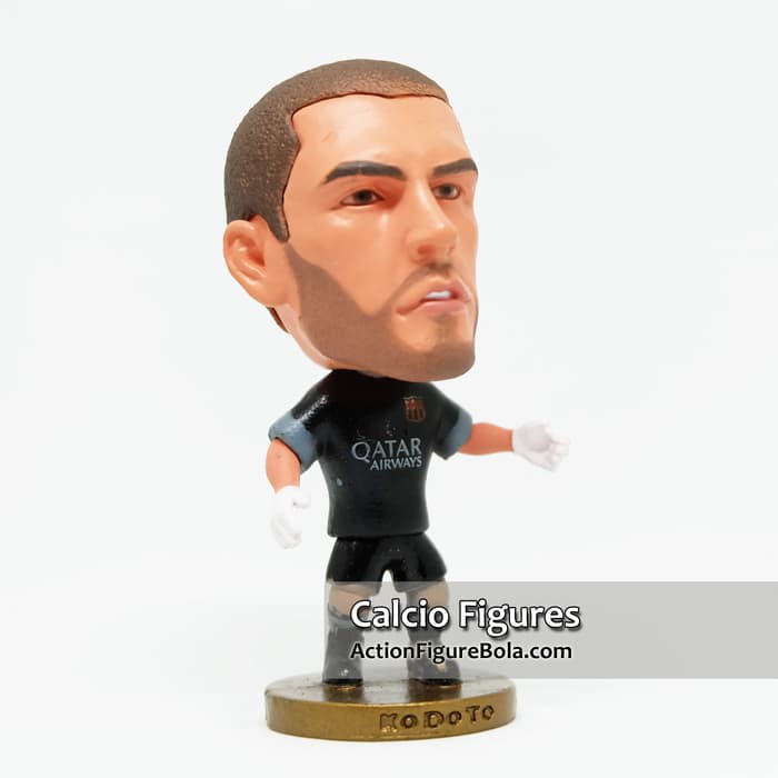BARCELONA H - V. Valdes | Action Figure Miniatur Pemain Bola Soccerwe  ER-1826