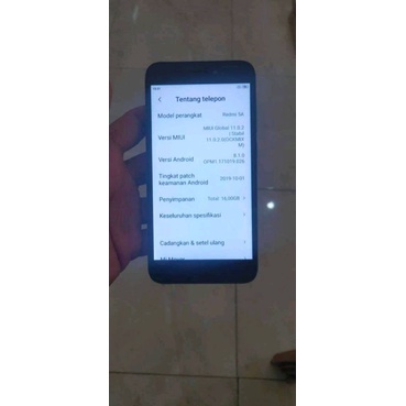 redmi 5a ram 2 /16