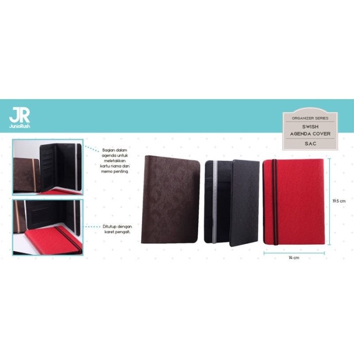 

[RESTOCK] Agenda ukuran A5 cover Kulit Fancy Import Korea