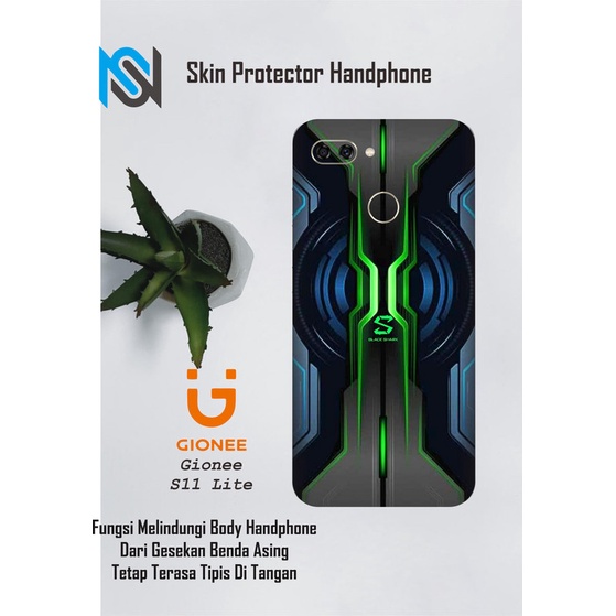 Isi 2pcs Garskin Hp Gionee S11 Lite Motif wall - Free Custom Motif