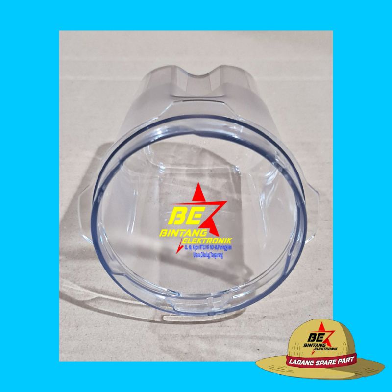 Gelas Tabung Bumbu Blender Philips Hr 2221 2222 2223 Glas Plastik Mill