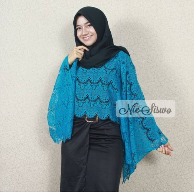 TERMURAH! BEST SELLER! QUEENA OUTER BROKAT BAHAN BROKLAT PREMIUM - BAJU WANITA MUSLIM READY STOCK