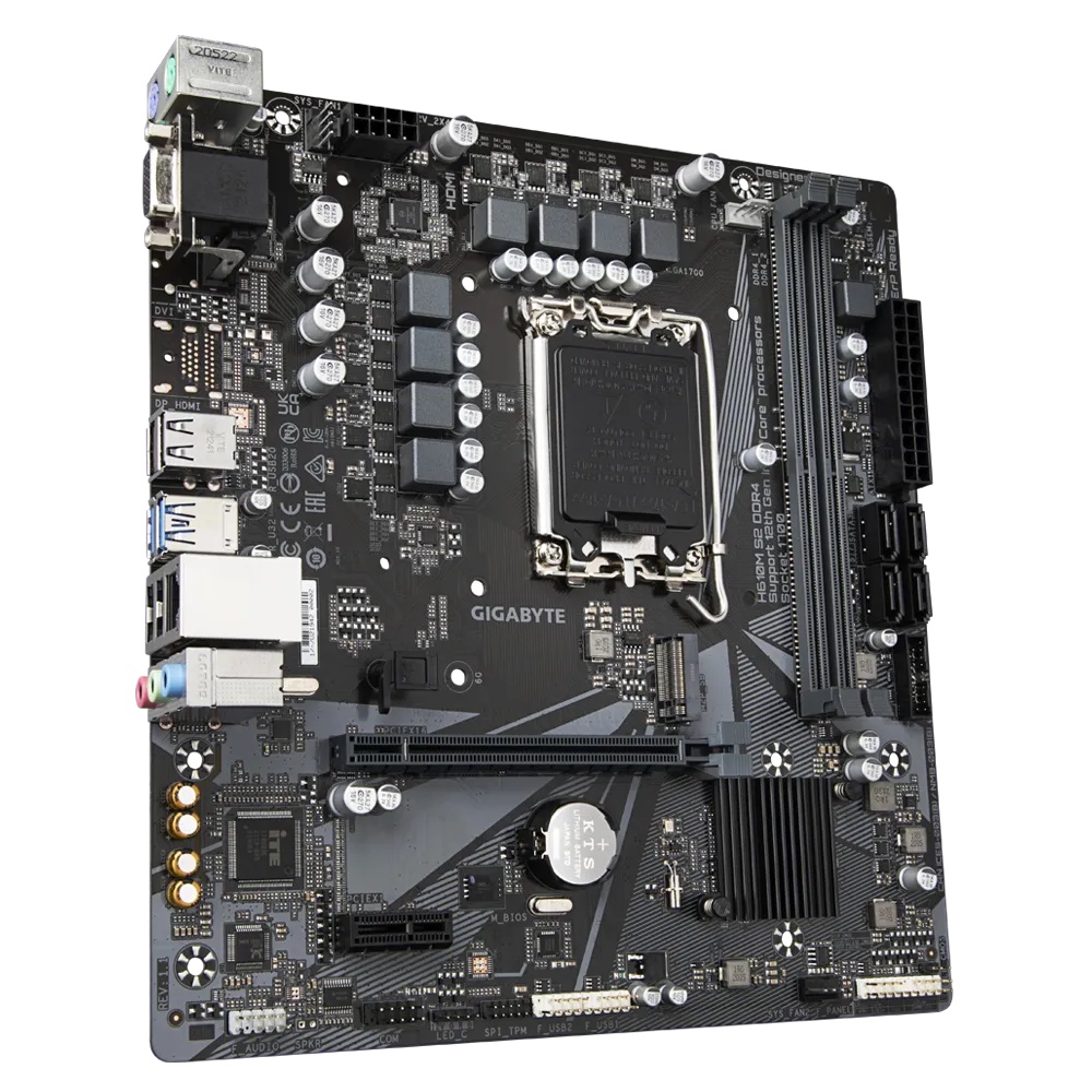 GIGABYTE H610M S2 DDR4 - Motherboard Intel H610 Gen 12 LGA1700