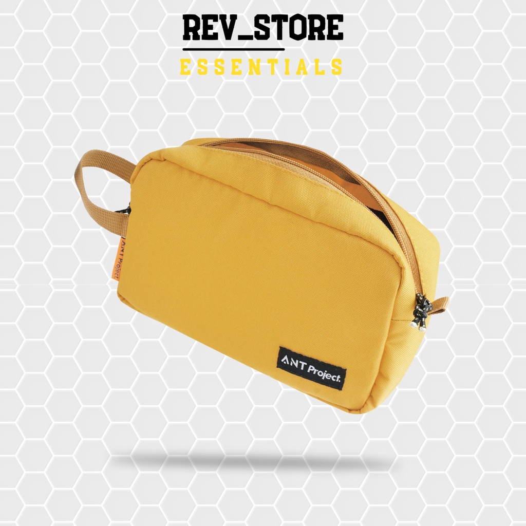 REV X ANT - Tas Tangan Cluct Bag IRISH YELLOW - Pouch Bag Unisex Original