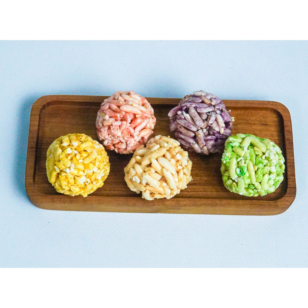 Ikhsan Ferdinan Bipang/Jipang / Puff Rice Jangkar Pasuruan Bola Aneka Buah 5 Rasa Isi 50 Pcs