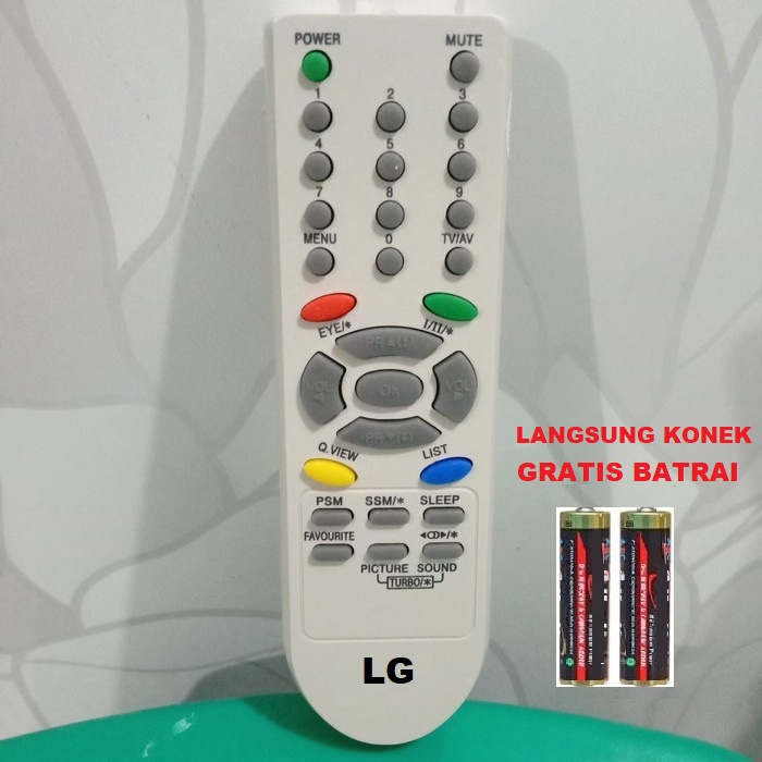 New Promo Remot Remote TV Tabung LG Tanpa Setting Gratis Baterai dan Siap Langsung Pakai ke Tabung L