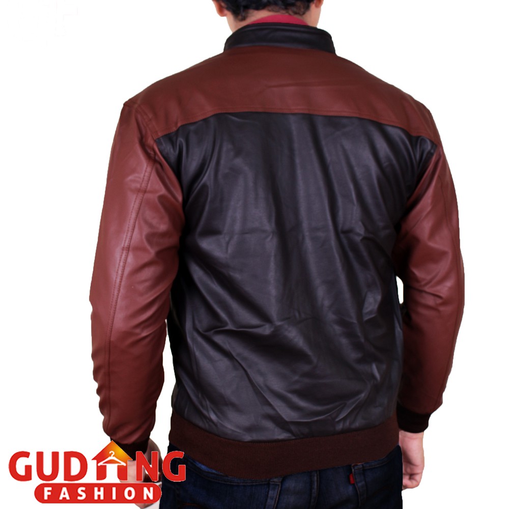 Jaket Kulit Oscar Kombinasi Pria JAK 2285