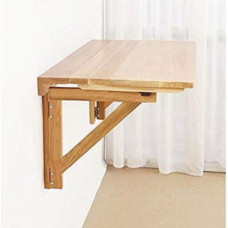 JB-11 Meja Lipat Dinding Kayu Jati Belanda / Meja Laptop Meja Portable / Meja Setrika Lipat Dinding