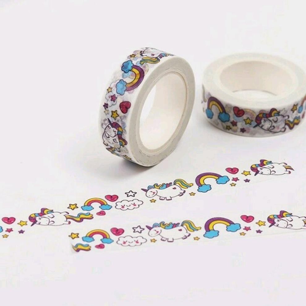 

Washi Paper Tape Motif Unicorn