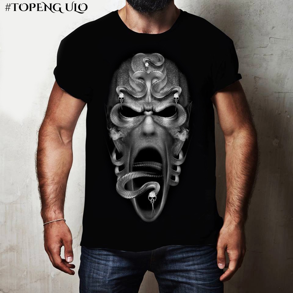 KAOS 3D TOPENG ULO