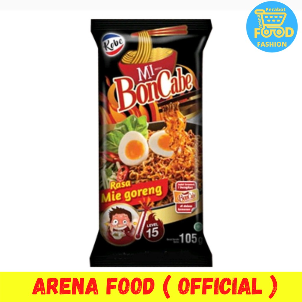 

[✓COD] KOBE MI BONCABE GORENG LEVEL 15 105 GR | MIE BONCABE GORENG ~ BONCABE