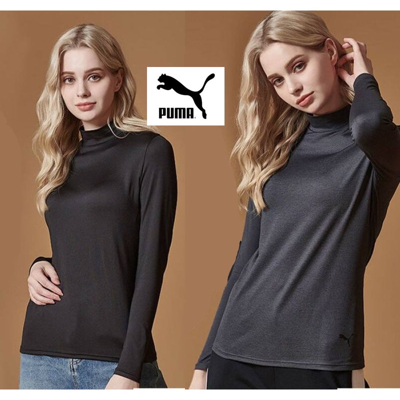 puma retro crew turtle rib neck