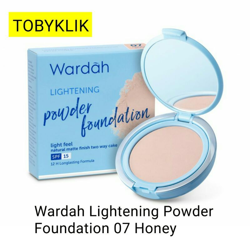 Wardah Lightening Two Way Cake Powder Foundation Light Feel 12 g