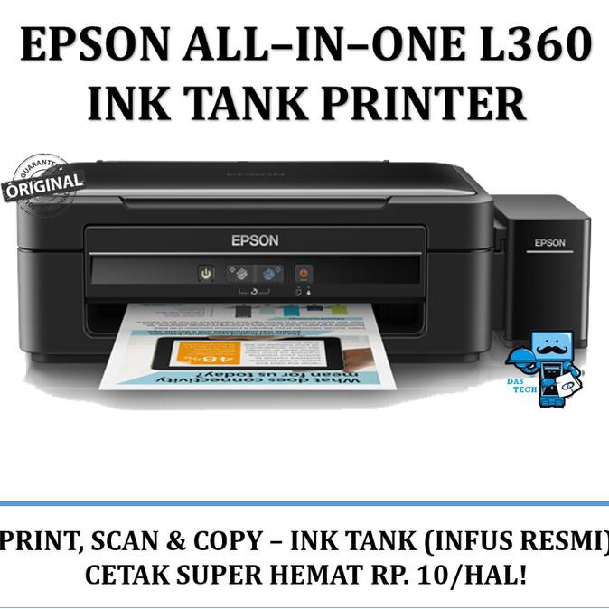 Printer Epson L360 All-in-One Ink Tank Printer (Infus Resmi)