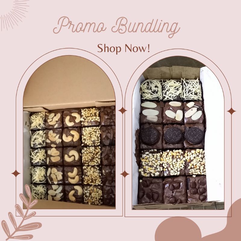 

PAKET FUDGY BROWNIES