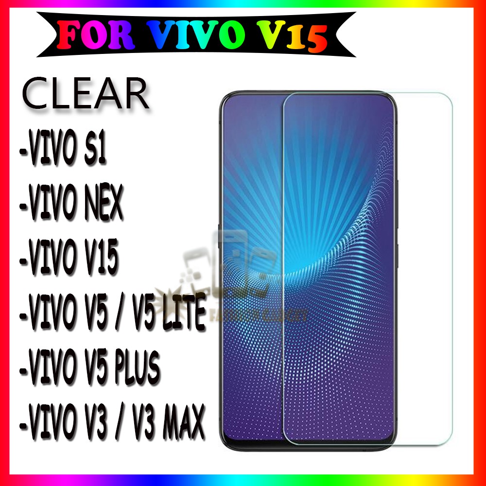 TEMPERED GLASS VIVO NEX / VIVO S1 / VIVO V15 / VIVO V5 / VIVO V5 LITE / VIVO V3 / VIVO V3 MAX / VIVO V5 PLUS ANTI GORES TEMPER GLASS