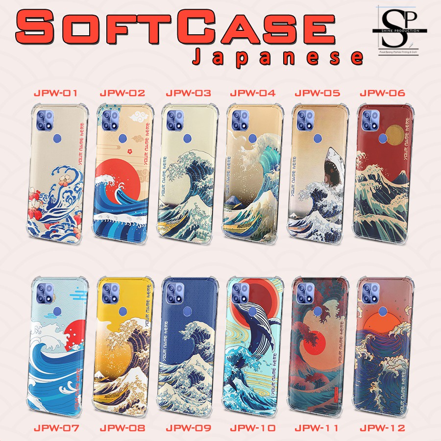 Softcase Japanese Oppo Vivo Samsung Xiaomi Pocofone