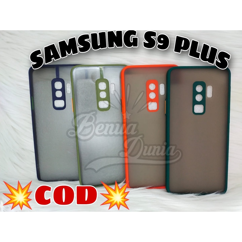 CASE MATTE SAMSUNG S9 -SAMSUNG S9 PLUS/S9+ // CASE DOVE MY CHOICE RING KAMERA - BD