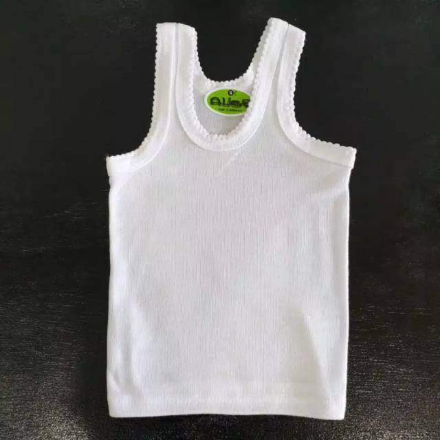 Singlet Kaos Dalam Anak Alief Tebal Bahan Lembut Double Knit