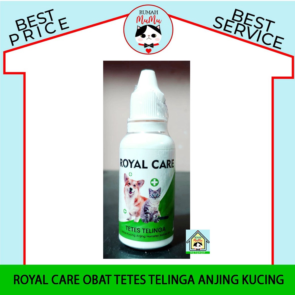 OBAT TETES TELINGA KUCING ANJING ROYAL CARE 30 ML