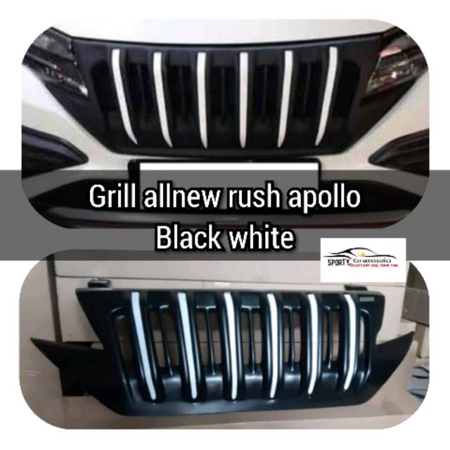 Grill new rush dan terios Apollo black white