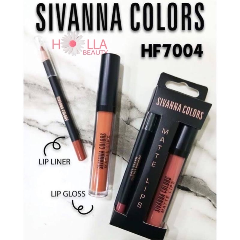 Sivanna Colors Matte Lips HF7004/lipstick/lipliner/makeup/bibir/thailand