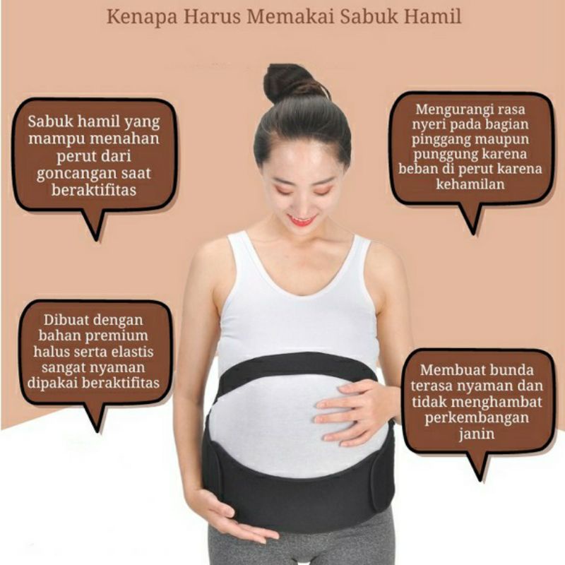 KORSET PENYANGGA PERUT IBU HAMIL SUPPORT MATERNITY BELT 3 IN 1