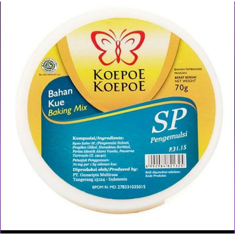 

koepoe koepoe SP/bakingmox sp/pengemulsi 70gr