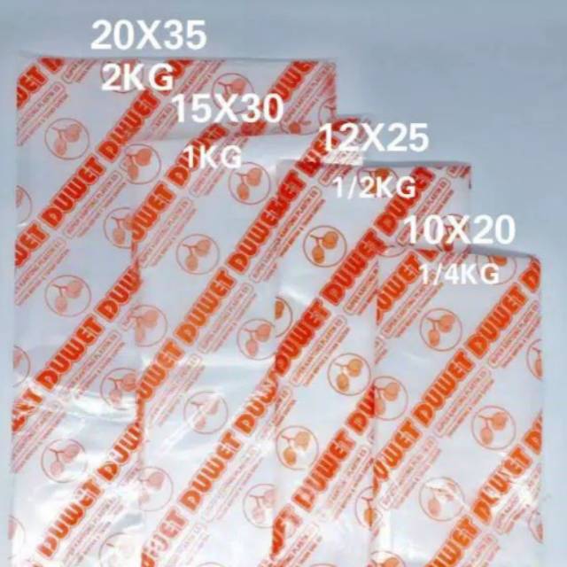 

Plastik PE Kiloan Plastik Es Santan Minyak