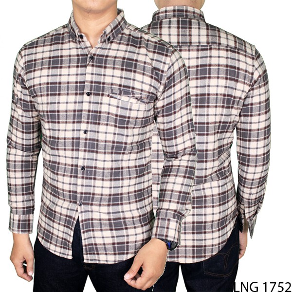 Kemeja Flanel Lengan Panjang / Baju Flanel Kotak Pria Panjang (COMB)