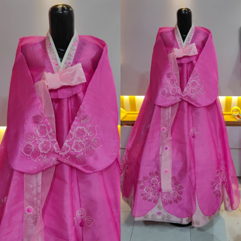 hanbokkorea pink tali nevi