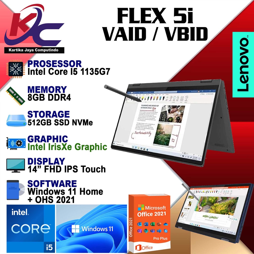 LENOVO FLEX 5-00VAID I5-1135G7