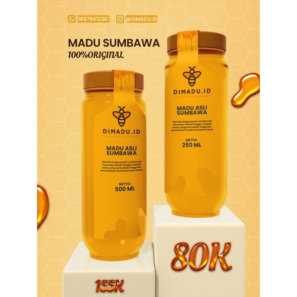

MADU ASLI SUMBAWA,250 ML & 500 ML, MURNI 100% dari Sumbernya