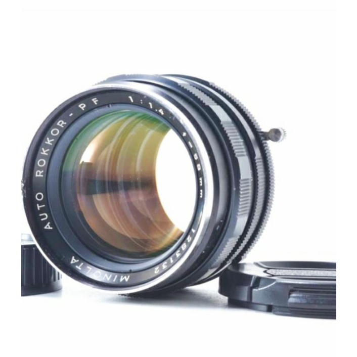Lensa Minolta Auto Rokkor PF 58mm f1.4
