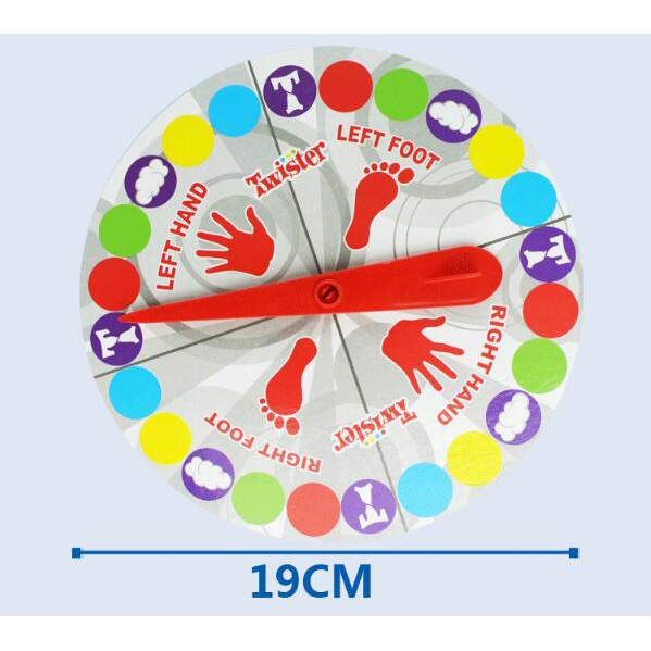 Grab Medan Twister Body Games Permainan Board Game S180156