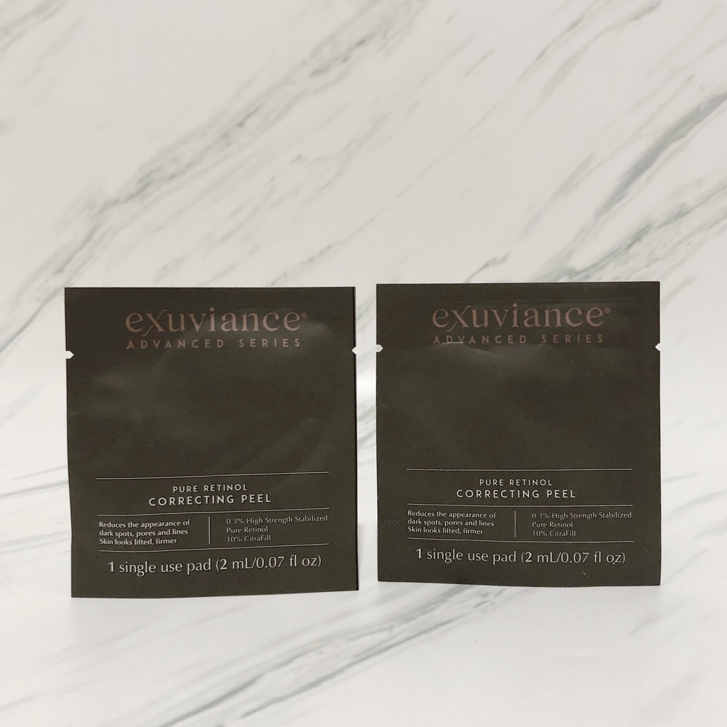 Exuviance Pure Retinol Correcting Peel / Exfoliating pads