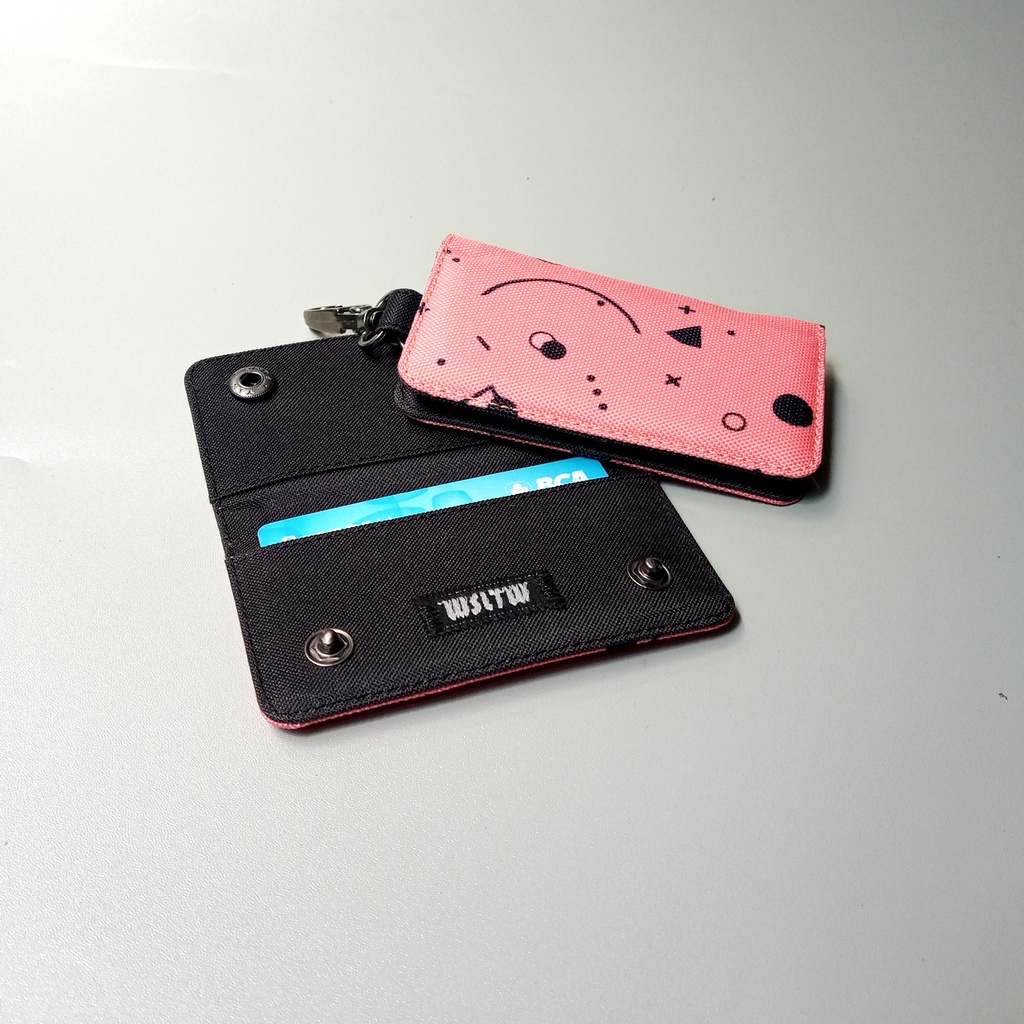 GAntungan Kunci Stnk Mobil Dompet Stnk Motor Pink