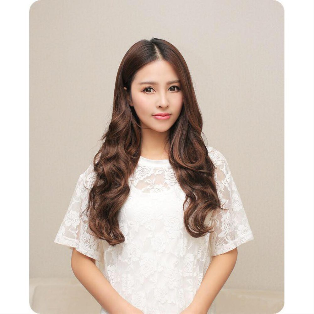 Hair Clip Wig Rambut Palsu Wanita Panjang Pendek Korea Murah