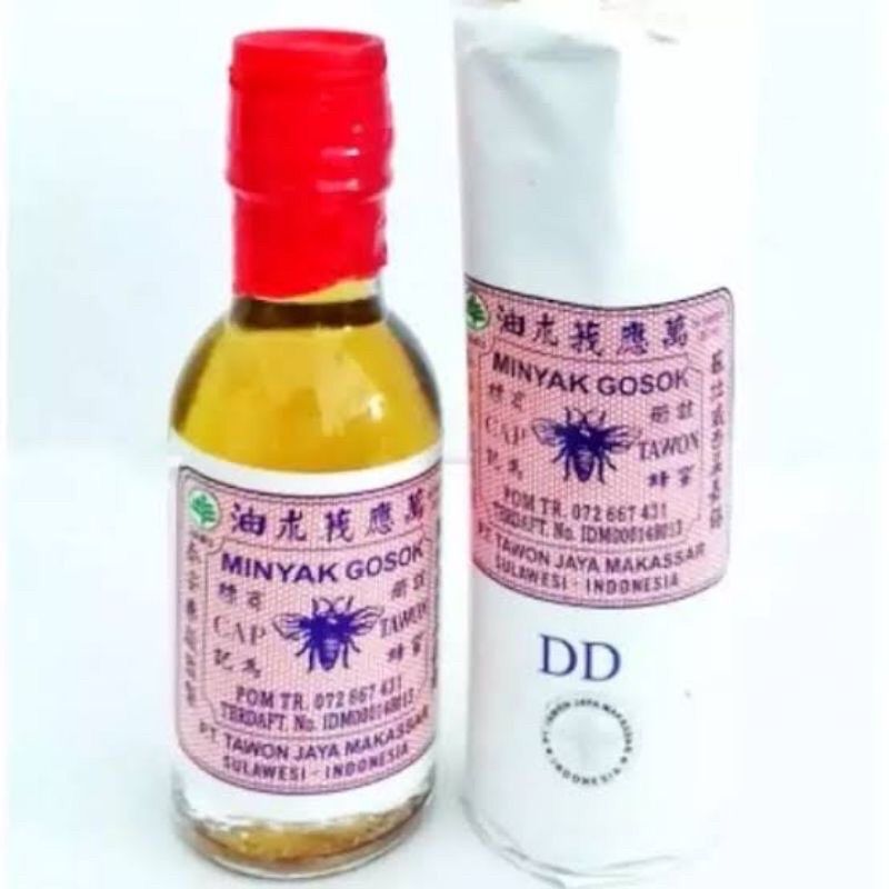 MINYAK TAWON ASLI ORIGINAL DD 30ML, EE 60ML, FF 90ML / MINYAK TAWON GOSOK URUT PIJAT Dijamin ASLI