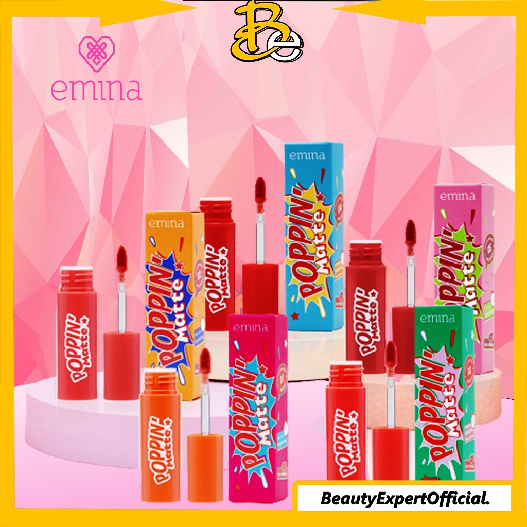 ⭐️ Beauty Expert ⭐️ Emina Poppin Matte 4.5g - Lip Cream