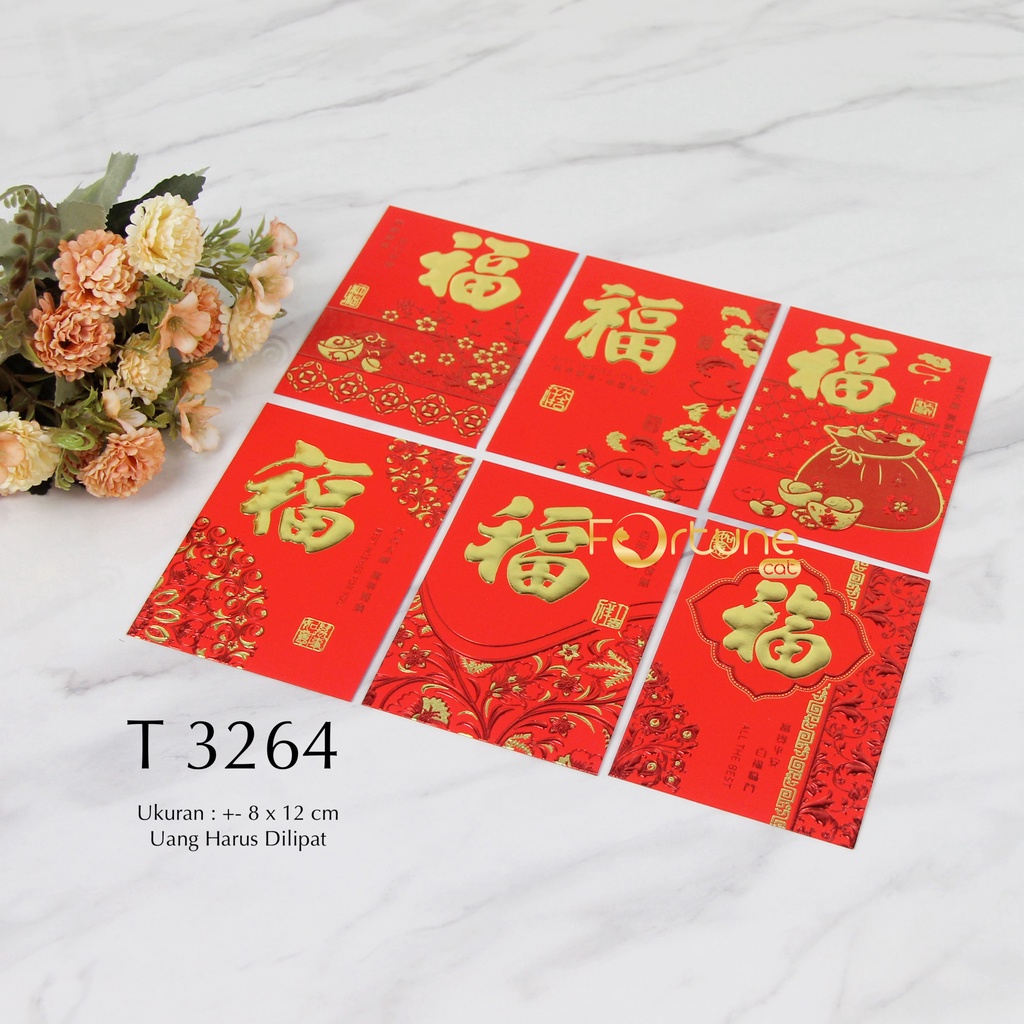 

Angpao Imlek 2025 Kertas Tebal Chinese New Year Hong Bao Red Envelope Pendek Terbaru Gambar Sudah Campur