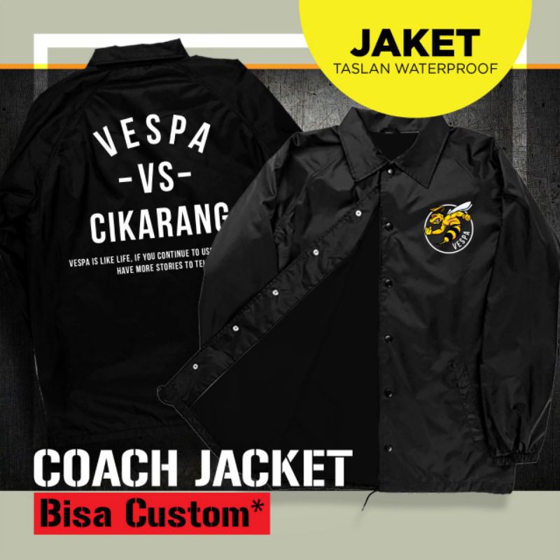 Jaket Coach Custom Vespa